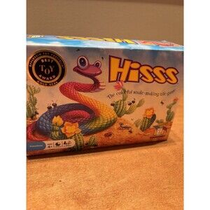Hisss: The Colorful Snake Making Tile Game By Gamewright - 100% Complete